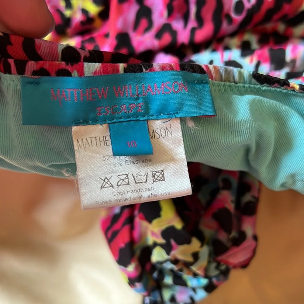 ❄️Matthew Williamson front multi cutout‎  swimsuit. Size 10 - Picture 7 of 7